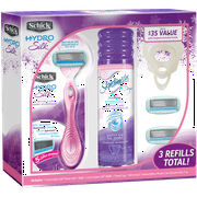 Schick Hydro Silk for Women Razor Holiday Gift Set, 6 Piece