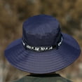 thumbnail image 4 of Sun Hat for Men/Women, Windproof Wide Brim Bucket Hat Foldable Fisherman Hat for Fishing Hiking Garden Safari Beach, 4 of 8