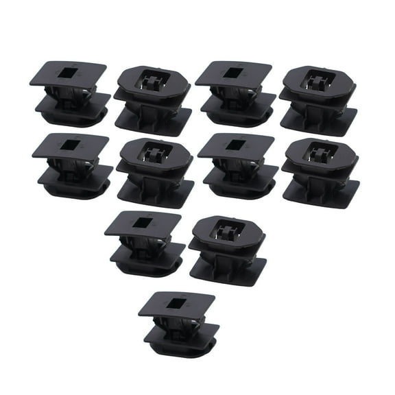 Rooha Rocker Panel Moulding Clip Set Ten Clips Designed For Ford Vehicles From Year 2005 Onward Replacing Part No 6G1Z5410182A
