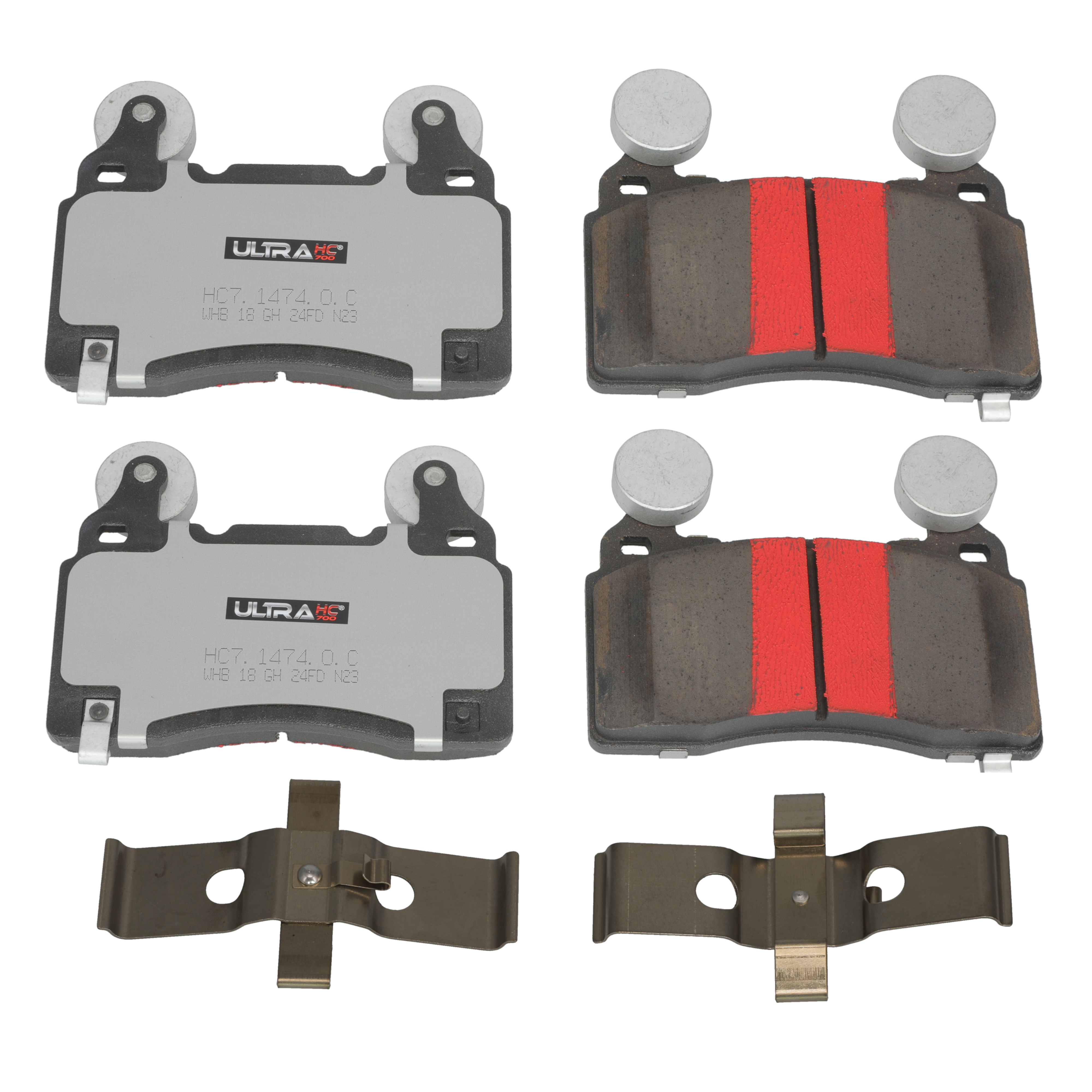 UltraHC 700 Brake Pad Set, Front HC7.1474.0.C, Chevrolet Camaro 2022-2010