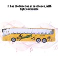 thumbnail image 4 of Simulation Bus, Bus Toy, Exquisite Workmanship Lifelike Shape Colleagues Children Teens For Friends Adults Yellow, 4 of 8