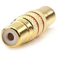 thumbnail image 3 of 2pcs RCA Audio Video Female to Female Jack Coupler Adapter Connector Gold Plated, 3 of 13