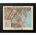 thumbnail image 2 of Schaus 18x15 Black Modern Framed Museum Art Print Titled - War of Virginia Maryland Delaware Washington DC, 2 of 5
