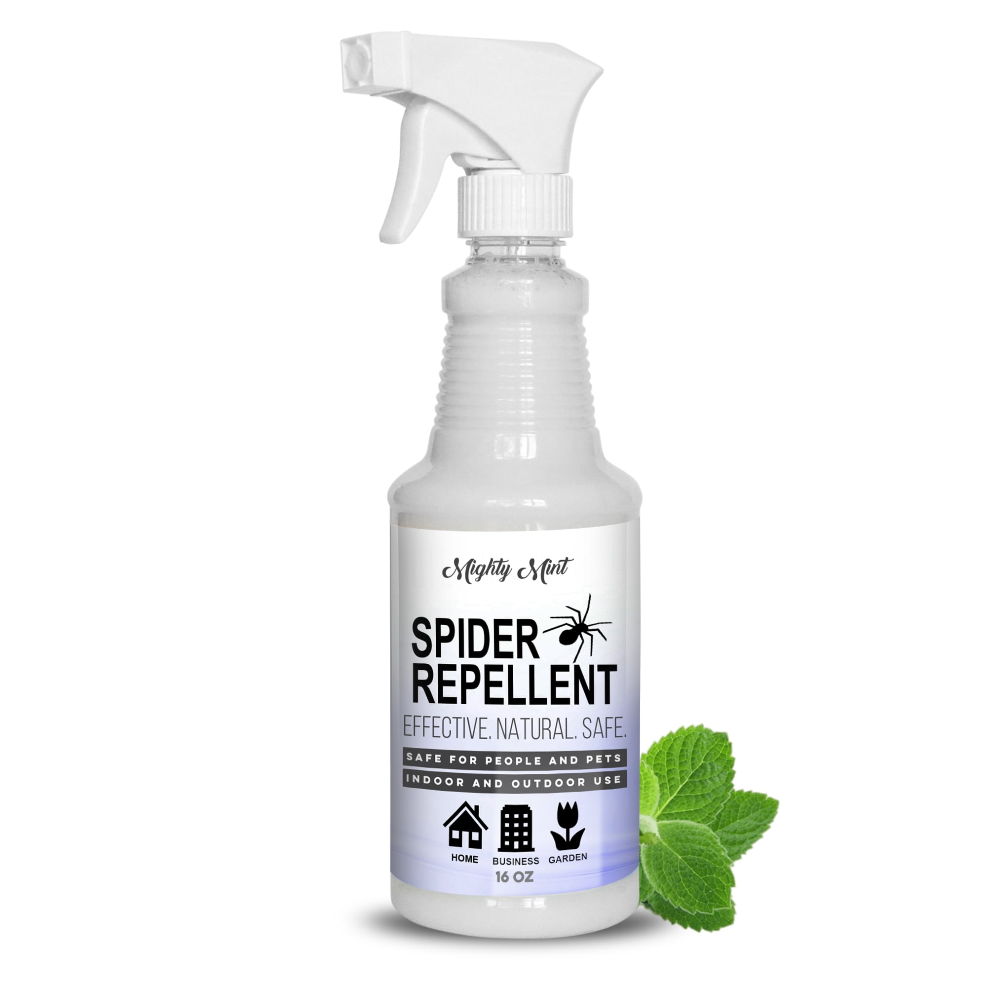 Mighty Mint 16oz Spider Repellent Peppermint Oil Natural Spray for