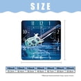 thumbnail image 2 of 10 Inch Wall Clock Battery Operated Silent Clock Decorative for Office, Kitchen, Outdoor, Living Room，Electric Guitar Abstract Print, 2 of 4