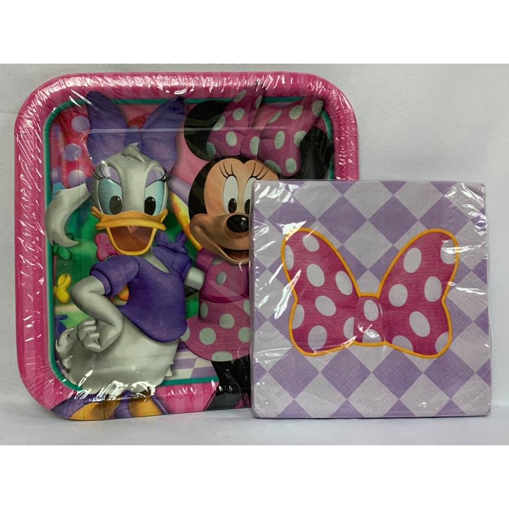 Minnie Mouse Package Birthday Party Supplies 24 Piece - Walmart.com