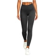 thumbnail image 7 of Admvng Pants for Women Solid Casual Stretchy Workout Yoga Trousers, 7 of 7