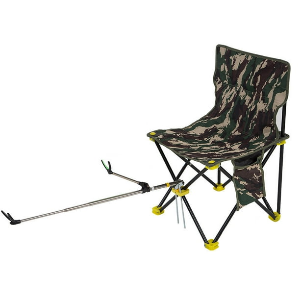 CAROOTU Fishing Chair Multifunctional Folding Fishing Stool Seat
