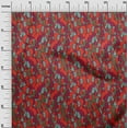 thumbnail image 3 of oneOone Viscose Chiffon Red Fabric Abstracts Diy Clothing Quilting Fabric Print Fabric By Yard 42 Inch Wide, 3 of 5