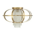thumbnail image 2 of Idlewild 1-Light Ceiling Light in Warm Brass, 2 of 6