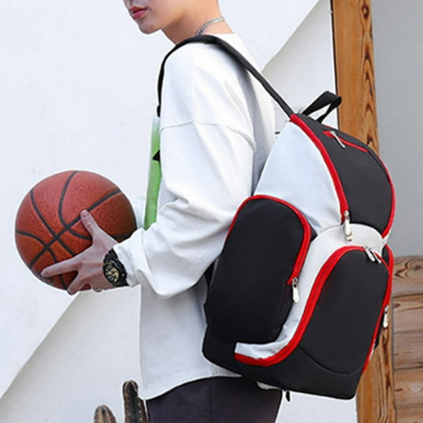 Basketball bag with ball holder best sale