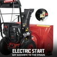 thumbnail image 3 of PowerSmart 24" Self-Propelled Gas Snow Blower, 212cc, Two-Stage Snow Thrower with LED Light, 3 of 7