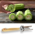 thumbnail image 7 of YiJuHui 3pcs Adjustable Fruit Vegetable Corer Tool with Serrated Blade - Efficient Core Remover for Peppers Apples Tomatoes - Stainless Steel Kitchen Gadget for Cooking Prep, 7 of 7