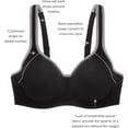thumbnail image 5 of Wacoal Women's Plus Size Sport Contour Underwire Bra 38G Sand, 5 of 5