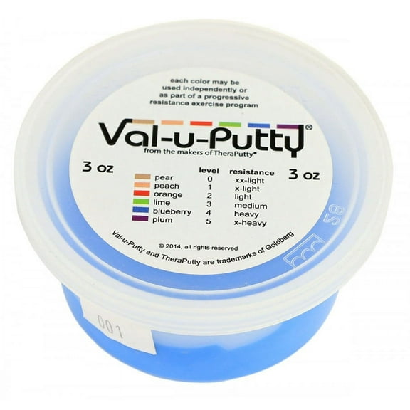 Fabrication B2176943 Val-U-Putty Exercise Putty - Blueberry - Firm - 3 oz