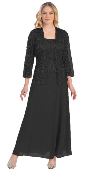 long chiffon jackets for evening wear