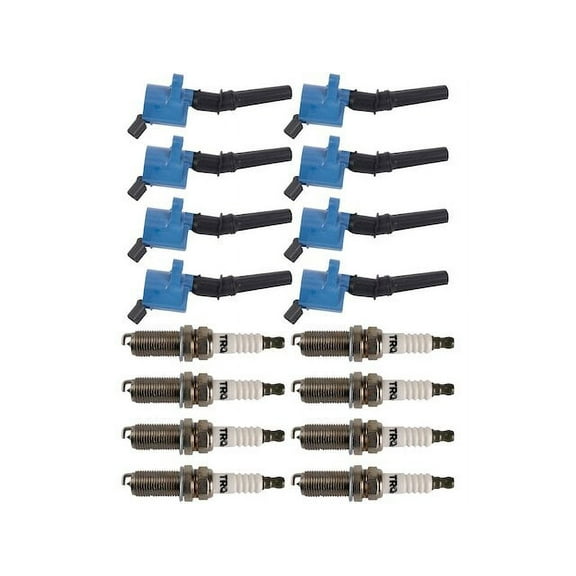 Ignition Coil and Spark Plug Kit 16 Piece - Compatible with 1997 - 2003 Ford F-150 5.4L V8 1998 1999 2000 2001 2002