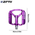 thumbnail image 2 of Eigraketly ZTTO 1 par de pedales planos de bicicleta L7U rodamiento antideslizante pedales de color sólido ciclismo de montaña piezas de Ciclismo Púrpura, 2 of 6