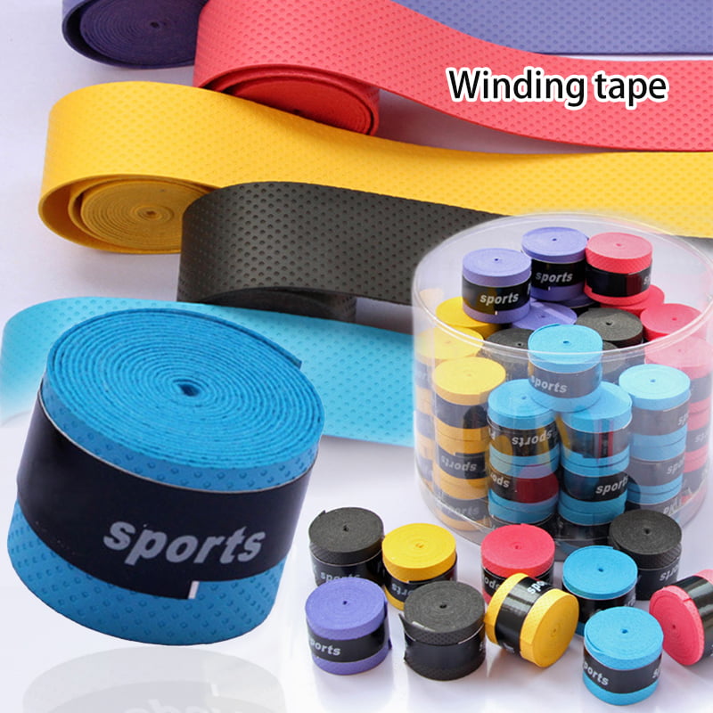 Famous brand non-slip sticky PU tennis overgrip tape  60pcs/box mix color 