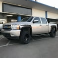 thumbnail image 2 of Spec-D Tuning 4PC Front + Rear Smooth Bolt On Pocket Style Fender Flares Black Compatible with 2007-2013 Chevy Silverado 1500 69" Short Bed, 2 of 7