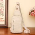 thumbnail image 4 of Minnieouse Bolso de moda y de moda para mujer, bolso de hombro suave de tela de PU para mochila diaria de gran capacidad Carteras blanco, 4 of 6