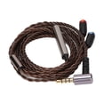 thumbnail image 2 of Cable para auriculares, cable para auriculares, cable para auriculares plateado, cable para auriculares con control de micrófono, rendimiento de alta gama, 2 of 12