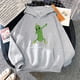 thumbnail image 1 of Dabbing Pickle Dancing Cucumbe cumpleaños Navidad Sudadera con capucha invierno hombres/mujeres PRIMAVERA/otoño sudadera Harajuku Sudaderas, 1 of 4