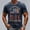 Multicolor, variant on Xneal 911 25th Anniversary T-Shirt Casual Print Short Sleeve Never Forget 911 Multicolor Shirts for Men Size 2XL
