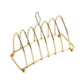 thumbnail image 3 of Soporte para , estante para alimentos, mesa servicio, decoración para el hogar, utensilios cocina para hornear, soporte para 6 rebanadas Oro, 3 of 8