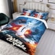 thumbnail image 3 of Serpiente Blanca Conjunto de sábanas temático, trío de piezas, cómodo y amigable con la piel, diseño único, regalo de decoración para el hogar para familiares, amigos y fans,173cm *218cm, 3 of 6