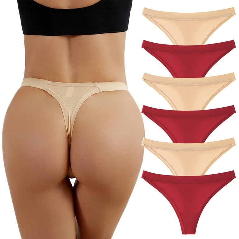 adviicd Cotton Underwear Women Women's Contrast Lace Cutout Panty Bow Front  Underwear Briefs Panties BK1 Large