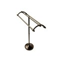thumbnail image 1 of Kingston Brass CC2275 31-1/8-Inch Length and 35-Inch Tall Pedestal Round Plate Towel Rack, Oil Rubbed Bronze, 1 of 1