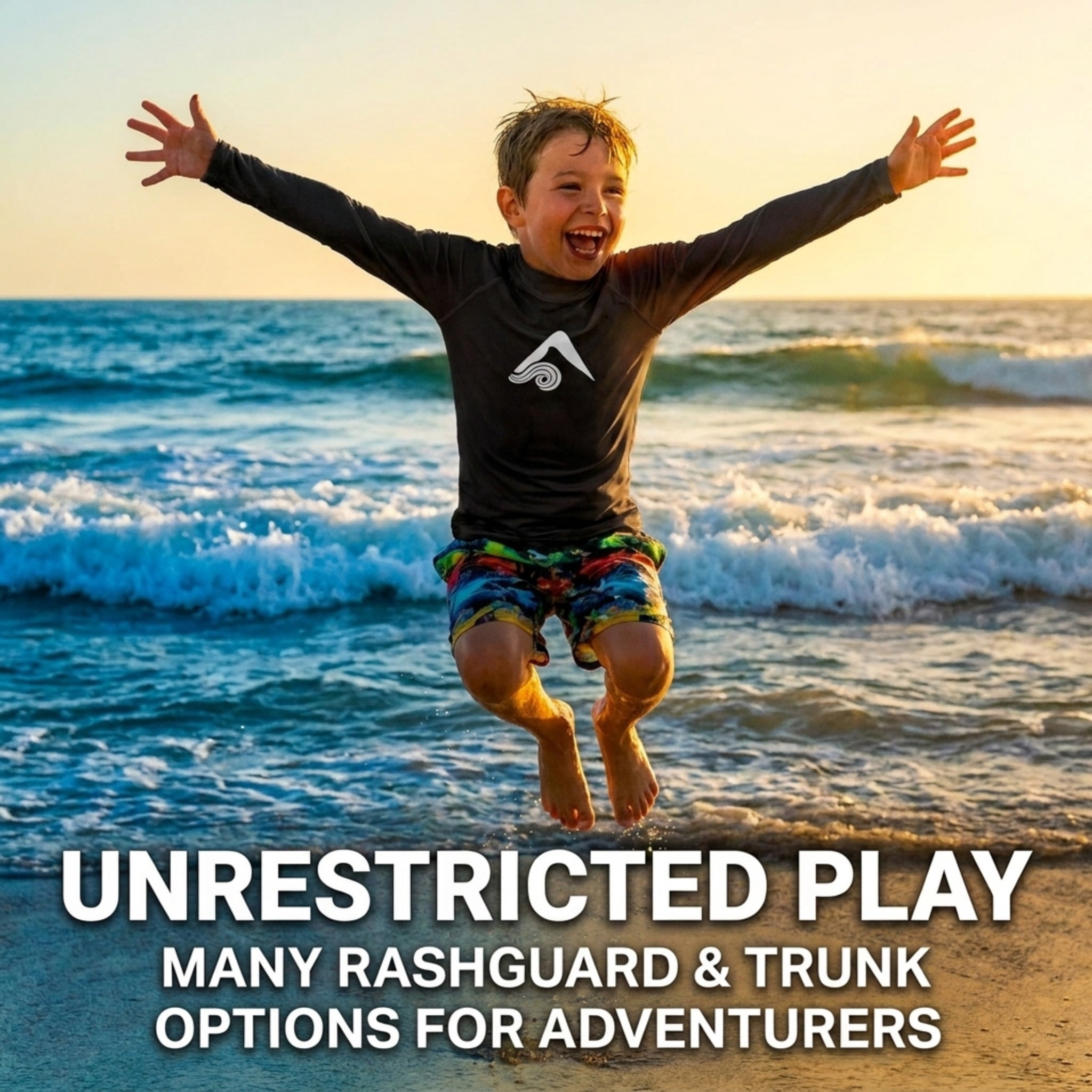 Kanu Surf Boys' Platinum Rashguard
