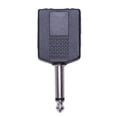thumbnail image 4 of 3X Negro 6,35 1/4 Pulgada Macho A Hembra Doble Mono Y Cable de Adaptador de Audio PA, 4 of 8