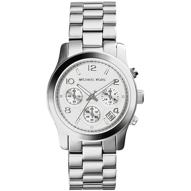 skandale Lim Et bestemt Michael Kors Women's Runway Silver-Tone Watch MK5076 - Walmart.com