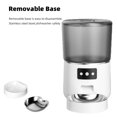 thumbnail image 3 of 4L Auto Cat Feeder Pet para Smart Dispensador de croquetas de alimentos cuenco de acero inoxidable, 3 of 12