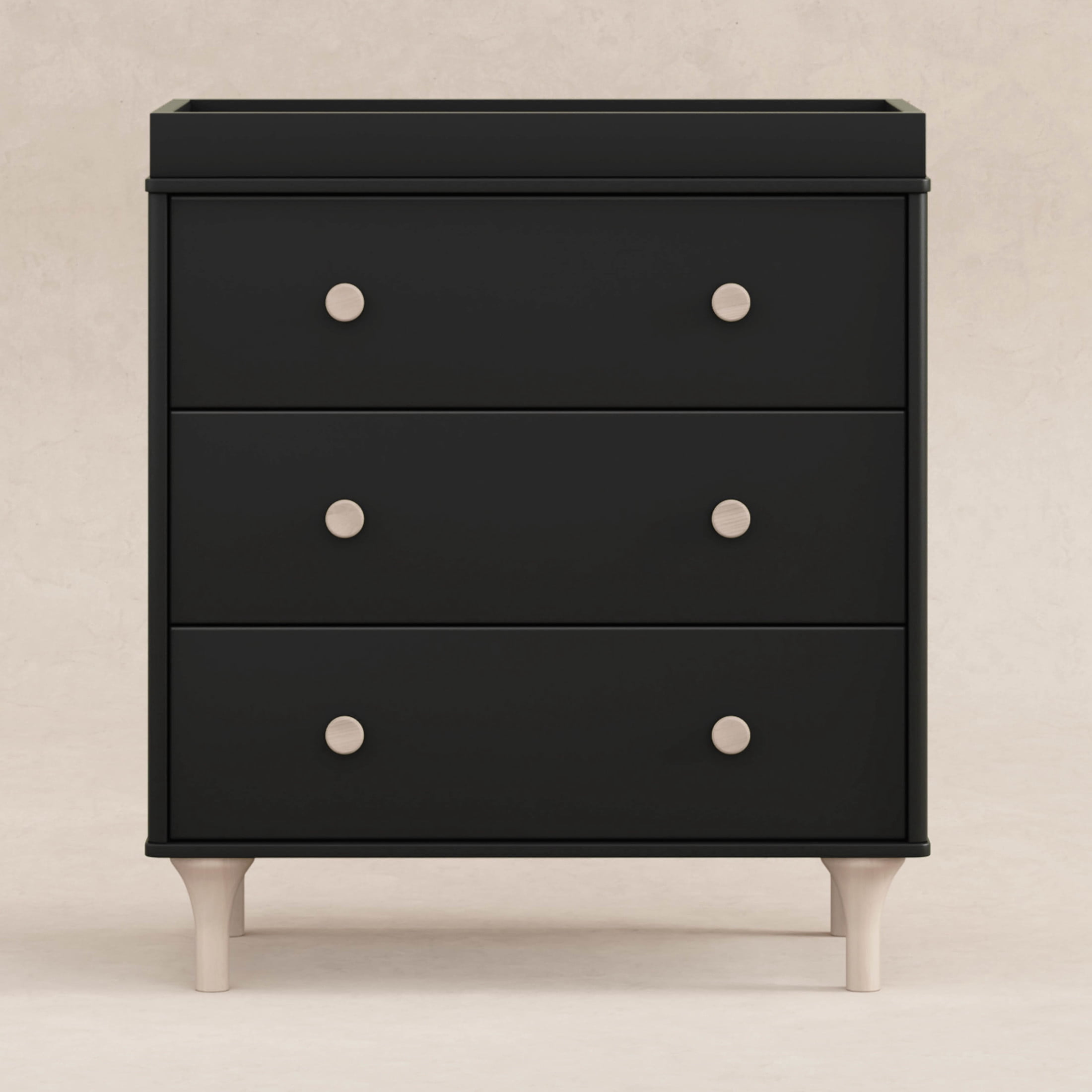 Babyletto Lolly 3-Drawer Compact Changer Dresser with Removable Changing Tray (34")