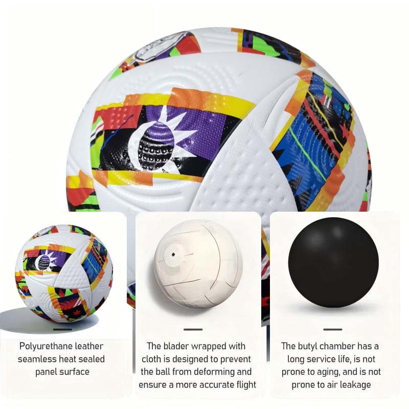Competition Football Size 5 Youth Team Professional Soccer Team Sports Professional Training Ball Wear-Resistant High Elastic
