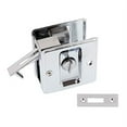 thumbnail image 2 of Idh by St. Simons 25411-026 Solid Brass Pocket Privacy Pull, Polished Chrome, 2 of 2