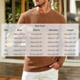 thumbnail image 3 of Jovrlynd Mens Sweater Crewneck Ribbed Knit Long Sleeve Shirts with Pockets Casual Soft Plus Size Pullover Sweaters for Big & Tall, S-3XL, 3 of 9