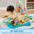 thumbnail image 3 of Tapete de juego para bebé, gimnasio de actividad, juguetes de aprendizaje musical para bebés, juguetes de aprendizaje musical de 0 a 6 meses, adorable gimnasio con panel de piano, regalos, 3 of 8