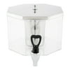 Met Lux 5L Pentagon Stainless Steel Additional Stackable Juice Dispenser - Body Not Included - 9" x 9" x 6 1/2" - 1 count box