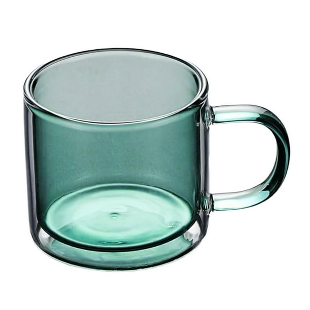 Taza de aislamiento térmico Sunnimix de vidrio de borosilicato doble pared multicolor 250ml