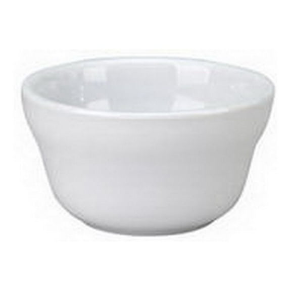 Hoffman Vertex China Catalina Round Bouillon Bowls, 7 Oz, White, Pack Of 36 Bowls