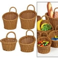 thumbnail image 5 of Bathroom Accessories Woven Basket Hanging Organizer for Kitchen, Vegetables, Sundries, Plants - 3#, 5 of 9