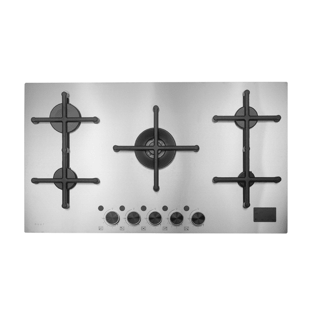 PARRILLA DE GAS INTELIGENTE DE ACERO INOX - 5 QUEMADORES - SOPORTES INDEPENDIENTES - KNOBS ILUMINADOS - TEMPORIZADOR - FFD - WIFI