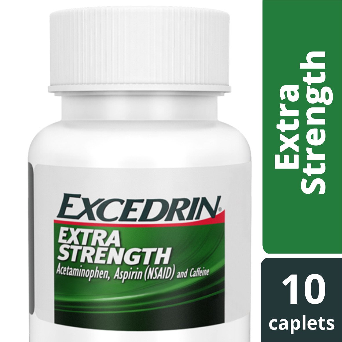 Excedrin Extra Strength Caplets for Headache Pain Relief, 10 count