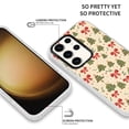 thumbnail image 3 of 2 Packs Christmas Transparent Print Phone Case for Samsung Galaxy S24+ 5G 6.7", Aesthetics Pattern Design Soft TPU Silicone Xmas Cases, Shockproof Bumper Protector Camera Girls Cover, Tree C, 3 of 5