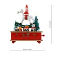 thumbnail image 4 of EeaseCA Christmas Music Box Holiday Decoration Adorable Durable Music Box Decor, 4 of 8