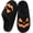 Black, variant on Ecetana Halloween Slippers for Women Holiday Fluffy Warm Fleece Slippers Indoor Bedroom House Shoes